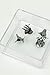Mini Claw Clips for Hair, Metal Hair Clips for Women, Butterfly Clips, Small Hair Clips, 4 Pcs (Hematite, Gunmetal)