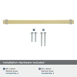 Amerock | Cabinet Pull | Brushed Gold/Satin Nickel
