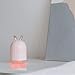 WEY&FLY Mini Humidifier with LED Light, Mini Cool Mist Humidifier USB Portable Air Humidifier with Auto Shut-Off, for Bedroom, Baby Room, Home Yoga Office Spa Desktop (Pink)