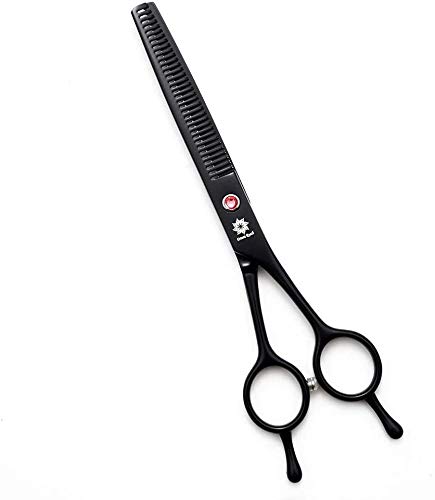 Dream Reach Professional Dog Grooming Scissors Kit - 7.0 Inch Curved Scissors, Thinning Shears, Grooming Comb, Pet Hair Trimming Set for Dogs and Cats