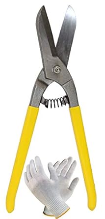 Digital Craft 10Inch Professional Industrial Metal Iron Sheet Tin Snips Cutting Scissor PVC Pipe Cutter Shears Electrician Woodworking Hand Tool