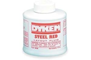 Layout Fluid, Steel Red(TM), 4 oz by Dykem (1)