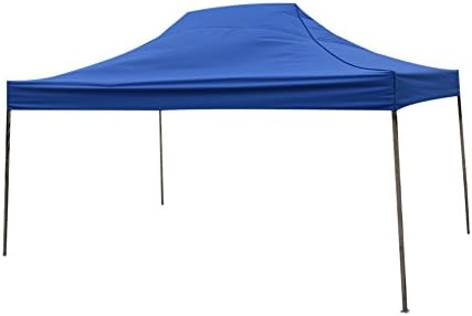 Instant shelter canopy four-angled,4m3m,aluminum, blue