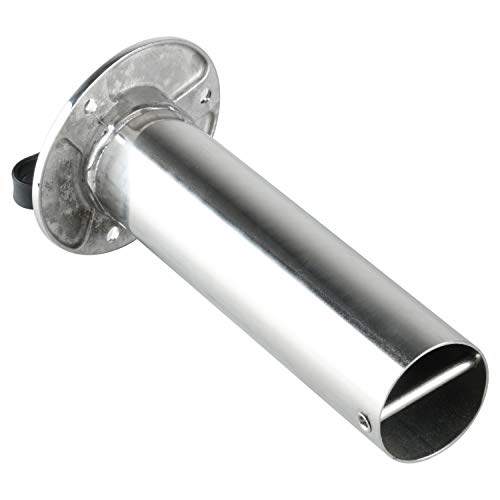 Amarine Made 2 Stück 15 Grad Edelstahl robuste bündige Montage sonnenbeständig Rutenhalter mit schwarzer PVC-Kappe und… – Bild 8