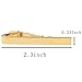 SUMAJU 3 PCS Tie Clips Set, Necktie Tie Clips Bar Clip Silver Golden Black Classic