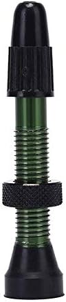 ToomLight Premium Anodized Alloy Tubeless Bicycle Wheel Presta Valve Stem - Great for Road & Mountain Tubeless Tires - Stans Tubeless Sealant Compatible, Includes Valve Remove