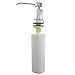 Ultimate Kitchen™ – Built-in FOAMING Soap Dispenser for Kitchen and Bathroom Countertop | Stainless Steel Foam Soap Pump with 17oz Under Counter Bottle | Installs Quickly | Satin Finish