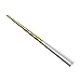 Jili Online 1 Pair Stainless Steel Chopsticks EcoFriendly Square Tableware Metal Cutlery - White Gold