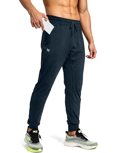 G Gradual Men's Sweatpants with Zipper Pockets