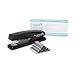Blue Summit Supplies Standard Stapler Set, Black Plastic 3 Pack, Full Size, Regular Desktop Staplers for Office, Home, or School Use, Includes Staple Remover and 6000 Staples
