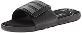 adidas Performance Men's Adissage Comfort Sandal,Black/Iron Metallic Grey/Black,11 M US