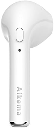 Bluetooth Earbud Wireless Headphone with Mic, Dustproof Earphone V4.1 EDR Mini Headset Multifunctional Button Control for iPhone, Samsung and Android Cellphones By Aikema(1 Piece for Right Ear)