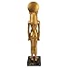 Design Toscano Sekhmet Lion Goddess of the Egyptian Realm Figurine Statue, 8 Inch, Polyresin, Black and Gold