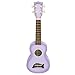 Kala MK-SD/PLBURST MaKala Dolphin Bridge Soprano Ukulele - Purple Burst