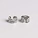 OwMell 925 Sterling Silver Ear Clip Cuff Wrap Vintage Carved Leaf Earrings Eardrop Non Pierced