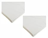 Arm's Reach Mini Co-sleeper 100% Cotton Natural Sheet, 2 Count