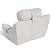Hermell Deluxe Extra Firm Bed Lounger Reading Pillow, Cream