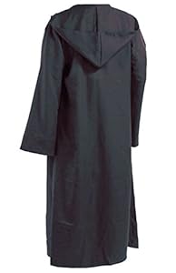 Men TUNIC Hooded Robe Cloak Knight Fancy Cool Cosplay Costume gray S