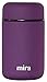 MIRA Insulated Food Jar Thermo for Hot Food & Soup, Compact Stainless Steel Vacuum Lunch Container for Meals To Go - 13.5 oz, Purple