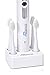 Wellness Oral Care Sonic Power Rechargeable Toothbrush with 10 Replacement Brush Heads and Countertop Charging Base (WE2000)