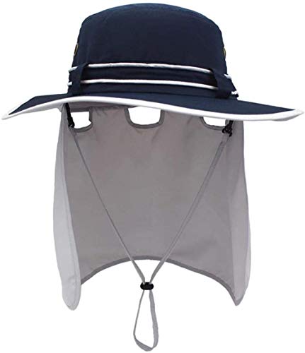NIUASH Fischerhüte Breitkrempe Männer Frauen Eimer Hut Mit Schnur Wasserdicht Outdoor Angeln Jagdhut Fischer… – Bild 8