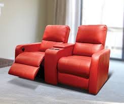 Recliner Chair Double Seater Manual Red Recliners