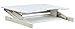 Rocelco ADR Standing Desk – Height Adjustable Sit Stand Desk Converter – Dual Monitor Capable – 32″ wide With Retractable Keyboard Tray – White Finishthumb 2
