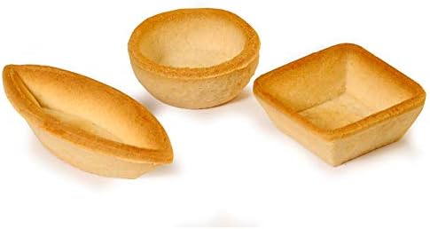 Confiletas Assorted Mini Sweet All-Butter Pastry Tartlets - 1x350
