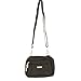 Baggallini Multi Pocket Crossbody/Waist Bag for Women - Highly Functional, Durable Design for Travel, Sightseeing, or Shopping - Great Utility Purse (Black/Khaki)