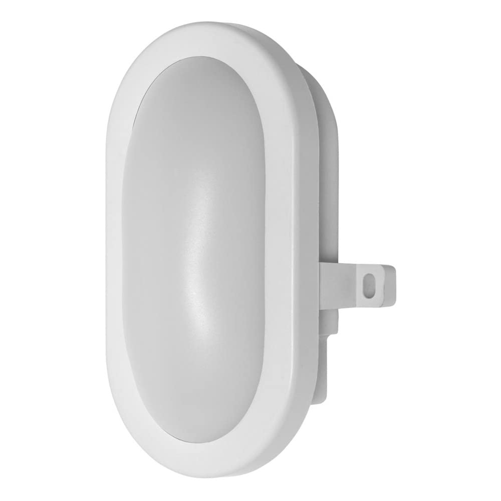 Wall and ceiling luminaire: for wall, LED BULKHEAD / 5.50 W, 220…240 V, beam angle: 120°, Cool White, 4000 K, body material: polycarbonate (pc), IP54, 1-pack