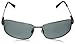Polaroid P4416S Polarized Rectangular Sunglasses,Gunmetal & Gray Polarized,63 mm