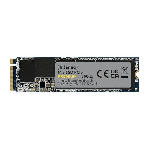 500GB M.2 SSD PCIe Premium, bis zu 2100 MB/s, Festkörper-Laufwerk (PCI Express Gen.3x4 NVMe 1.3, Solid State Drive)