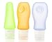 COMFY TRAVEL Silicone Bottles, Leak Proof, Squeezable, Easy to Clean Travel Tubes, 3 oz, Set of 3