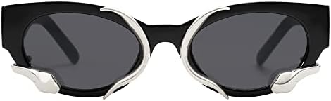 Amazon.com: mincl 2025 Fashion Oversized Oval Sunglasses  display picture 2