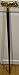 Upper Deck, LTD Victorian Style Wood Walking Stick ~ Cane with a Brass Handle