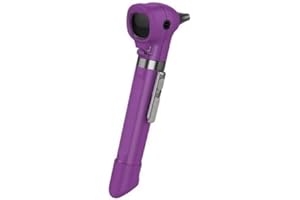 OTICA WelchAllyn Pocket LED Fiber-optic Otoscope with AA Battery Handle (PLUM)