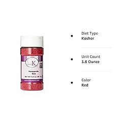 CK Products 3.8 Ounce Non Pareils Bottle, Red