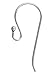 20pcs Sterling Silver Ear Wire Ball Dot French Earring Hooks Connector 20mm Dangle Earwire (wire ~21GA or 0.7mm) SS194-BB