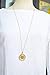 Sunflower Sunshine Daisy Real Pressed Flower Pendant 18k Gold Plated Necklace for Women Handmade