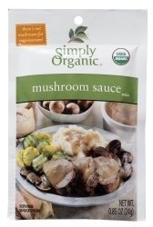 Amazon Com Simply Organic Mushroom Sauce Seasoning Mix Certified Organic 85 Ounce Packet Pack Of 12 Value Bulk Multi Pack Mixed Spices And Seasonings Grocery Gourmet Food