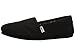 TOMS Womens Classic Slip-Ons Black/Black 8.5 B(M) US