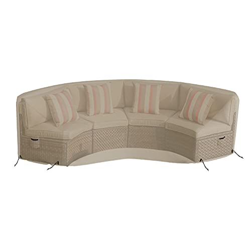 Curved Sofa Cover 12 Oz Waterproof 100 Weather Resistant Customize