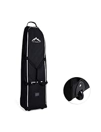 Himal   Bolsa de viaje para golf (poliéster Oxford 600D, resistente al desgaste, excelente cremallera, tamaño universal, con ruedas)