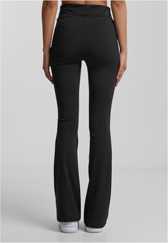 Leggings Évasé Taille Haute Recyclé Femme Legging Noir