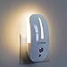 Sensky Motion Activated Night Light Plug in Motion Sensor LED Lights Dusk to Dawn Sensor Night Light Warm White Nightlight for Bathroom, Hallway, Bedroom, Kitchen, Stairway