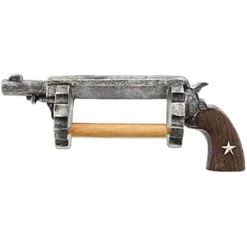 Amazon.com: Pistol / Revolver Toilet Paper Holder: Home & Kitchen