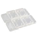 GOOTRADES Transparent Standard SD SDHC Memory Card Case Holder Box Storage Boxes (Pack of 10)