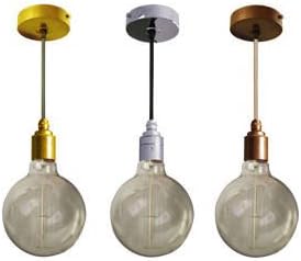 Lamp holder Edison Screw Cord Grip (Brass) - Image 3