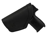 NEW Barsony Black Leather Inside the Waistband Holster for Springfield XD-s with Laser