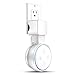 FeiYen Outlet Wall Mount Hanger Holder Stand Only for Dot 3rd Gen [No Muffled Sound, Built-in Cable Management. Exposed Speaker Grill and Mics and Led]. Bracket Case Plug for Voice Assistant(White)